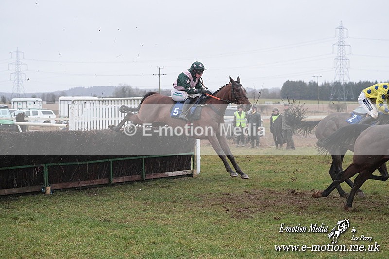 PtP 260125 751 - Cocklebarrow Point-to-Point racing with the Heythrop Hunt 26/01/25