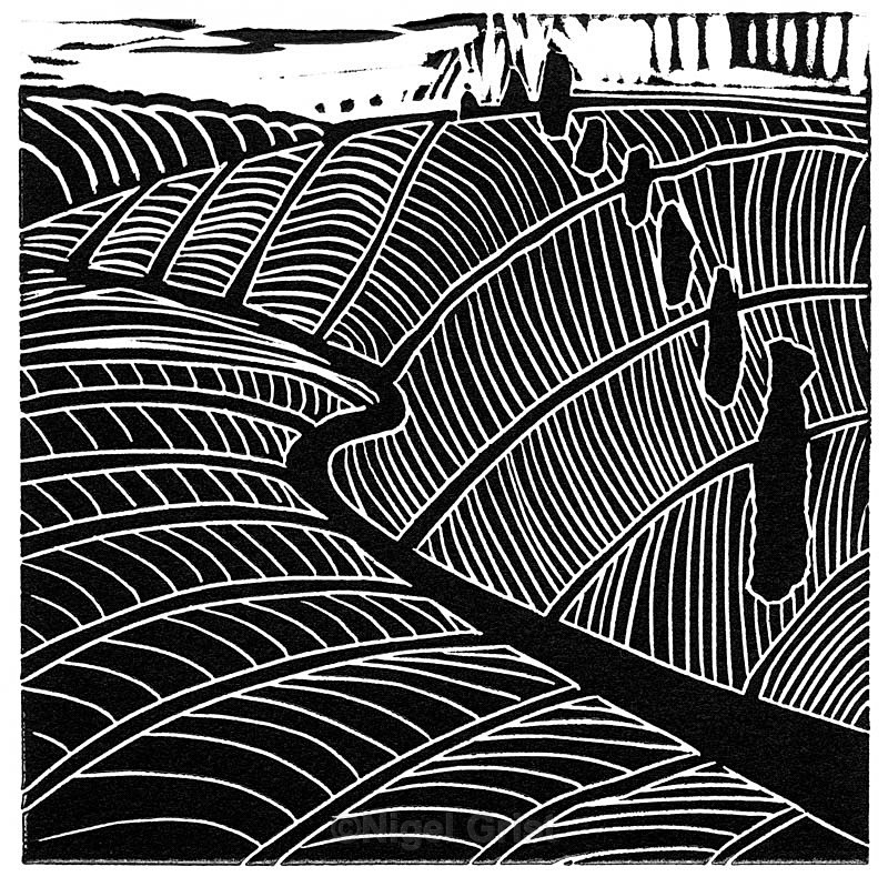  - Linocut