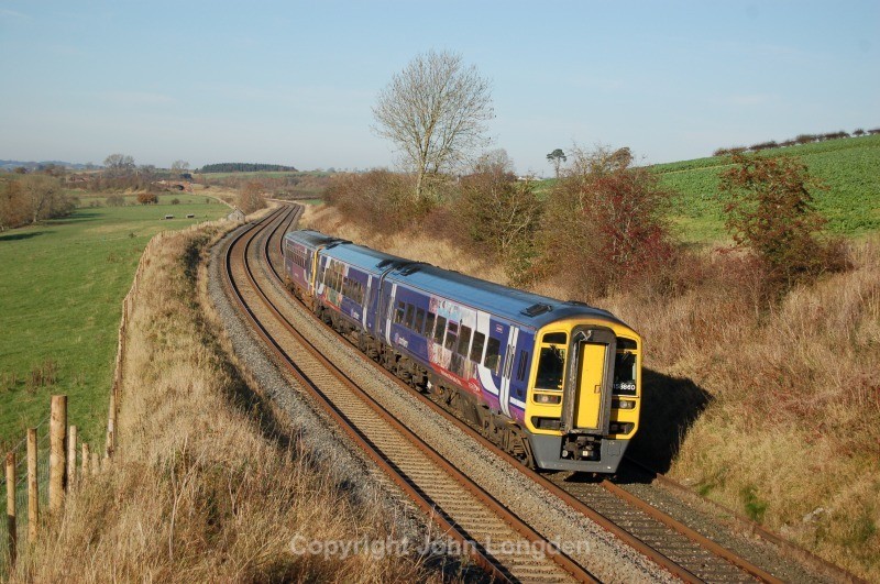 7.11.11 - 158860 & 153363 11.51 Carlisle -Leeds, Staingills - Staingills Farm