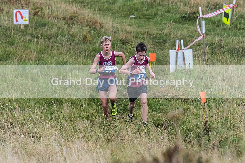 Year 7-19 - The English Schools Fell Running Championship Giggleswick Year 7 Sunday 6th October 2024