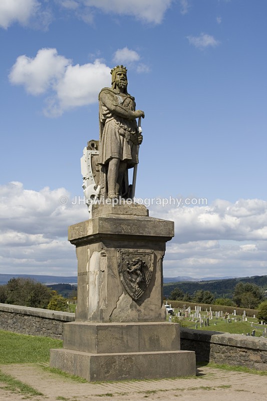 Robert The Bruce Monument At Stirling castle - Stirling