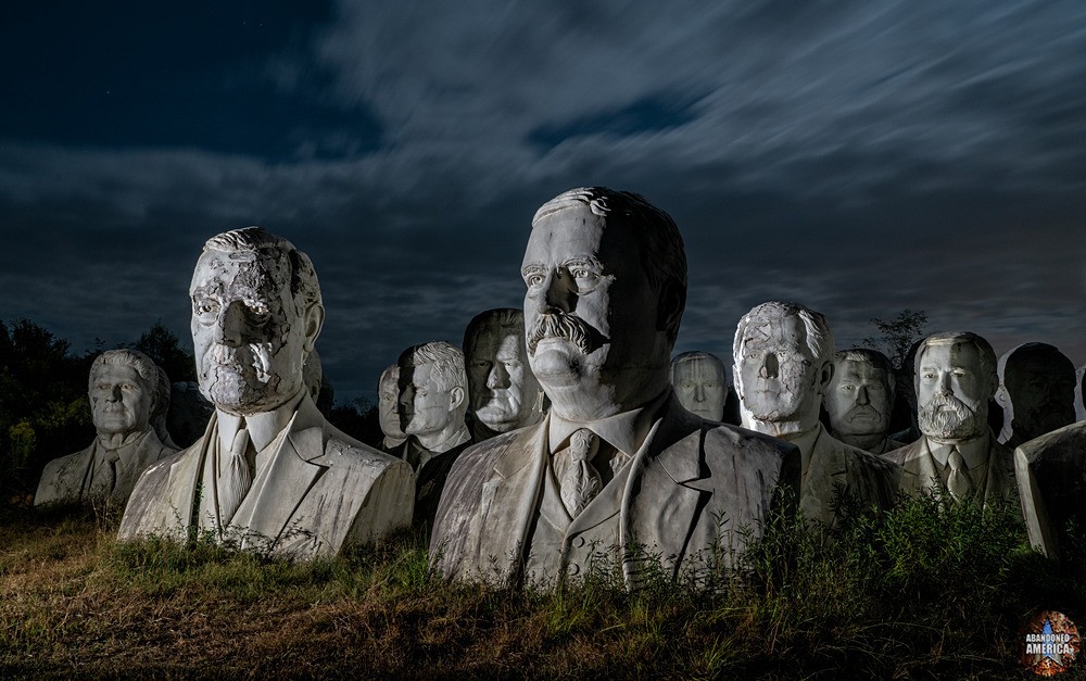 President Heads (Croaker, VA) | Teddy Roosevelt and Woodrow Wilson - The President Heads