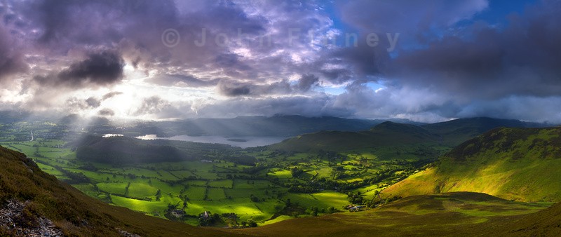 Lakeland light over Newlands valley - Lake District & Cumbria