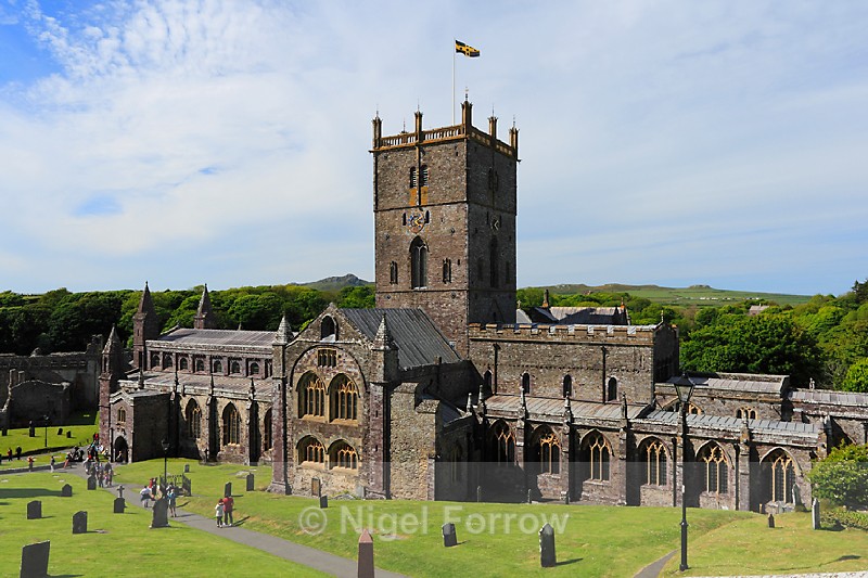St Davids Cathedral from the Gatehouse - Wales