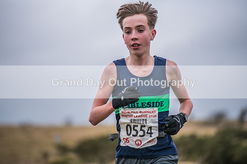 Cunswick U15  U17-84 - Kendal Winter League Cunswick Scar Junior Under 15 & 17 Fell Races Sunday 26th January 2025