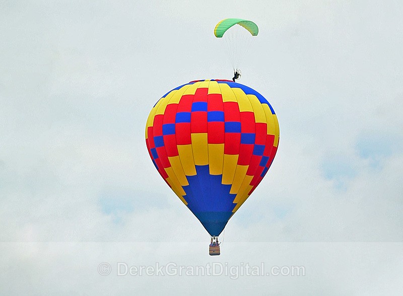 Balloon Walking - Powered Paraglider + Hot Air Ballooning - Sport & Recreation