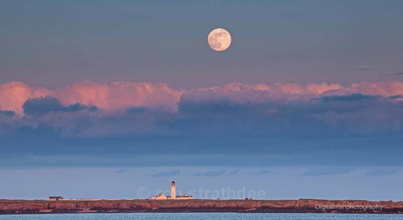 Langness under a full moon - Skies of Man