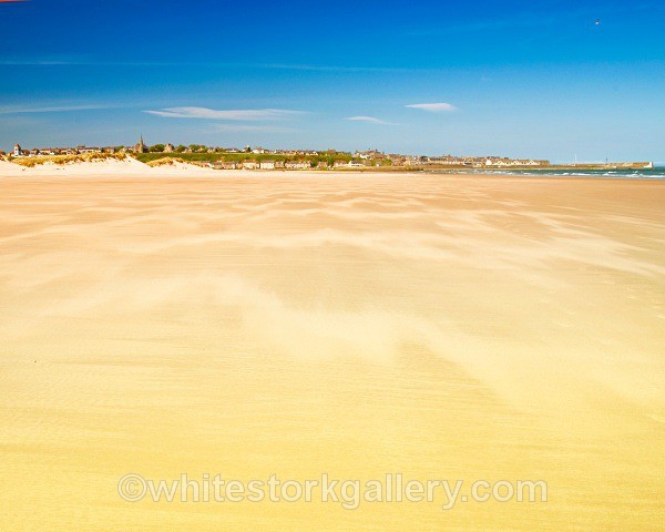 View of Lossiemouth from the Beach - Scottish Highlands