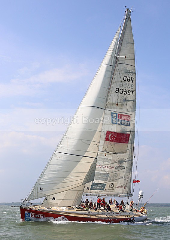 140601 CLIPPER SIGNAPORE GBR9356T WT7A5701 - Sailboats - monohull