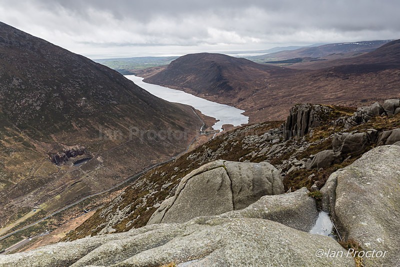 Silent Valley Reservoir from Ben Crom - Mourne Mountains