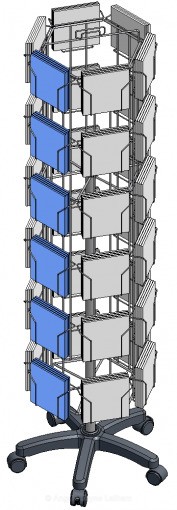 36 pocket rotating floor spinner £75 - Greeting Card Display Options