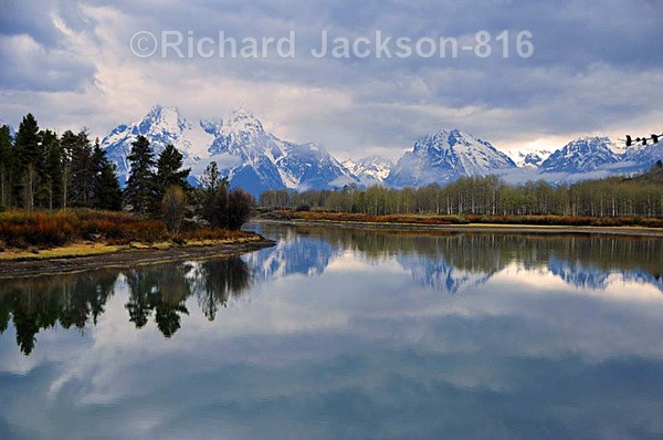 Clouds over the Teton Range - Grand Teton National Park
