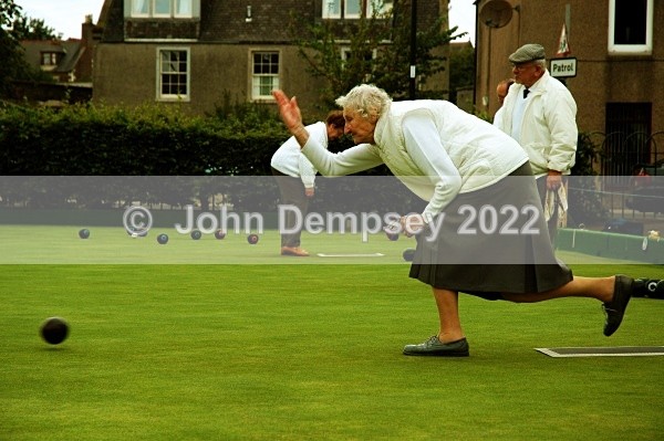 Lady In Action - Bowling  In Montrose