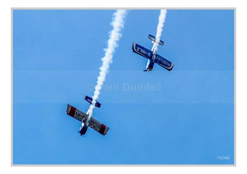 Precision in Flight Air Show Aeroplanes Fine Art Print by Paul Duddell-Whispers & Strokes