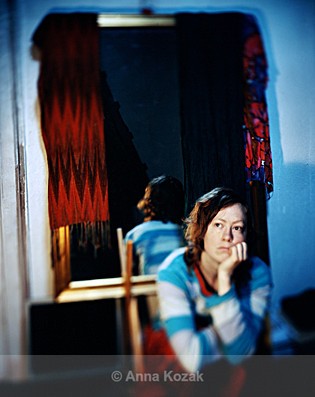 Miriam in her lair - 4x5 large format portraiture