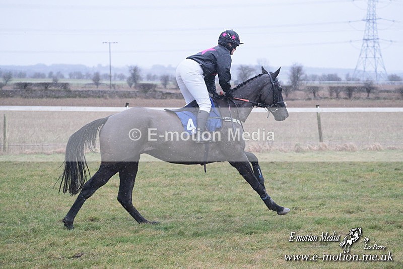 PtP 260125 293 - Cocklebarrow Point-to-Point racing with the Heythrop Hunt 26/01/25
