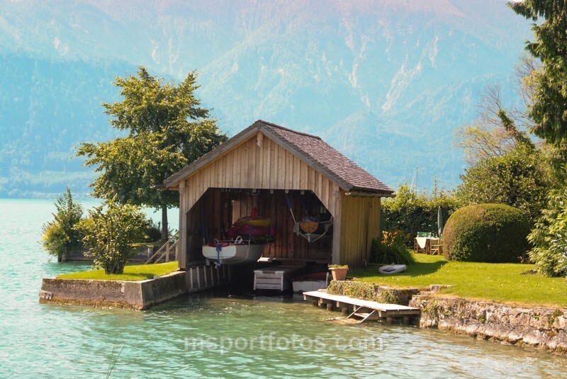 Attersee boathouse - Travel, city/land scapes