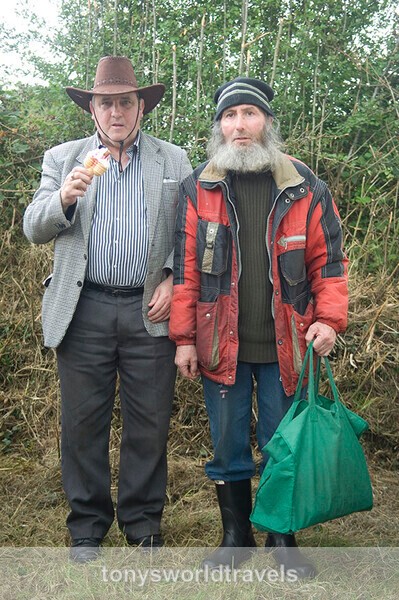 23, The Boys out for the day enjoying a 99, The Fair of Muff, Co.Cavan - Horse Fairs, Ireland