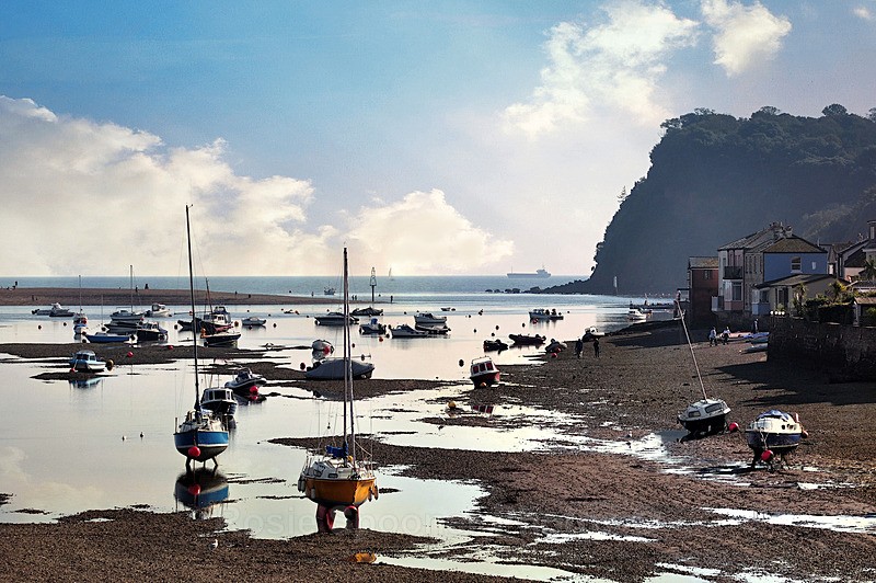 Low tide on The River Teign at Shaldon - Teignmouth and Shaldon