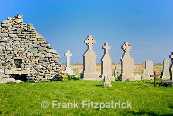 Nunton cemetery, Island of Benbecula, Outer Hebrides, Scotland. - Benbecula