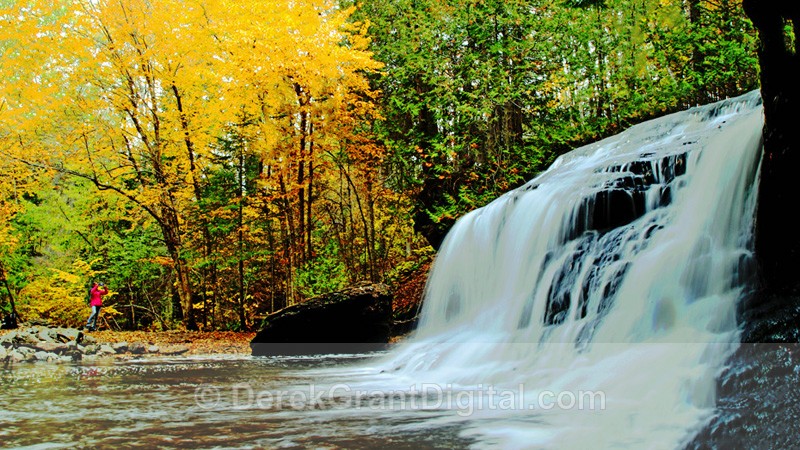 Henderson Falls Shaw Road Queens County New Brunswick Canada - New Brunswick Landscape