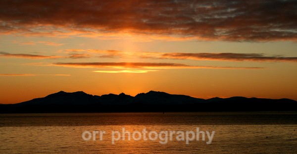 Sunset over Arran 3 - Landscapes