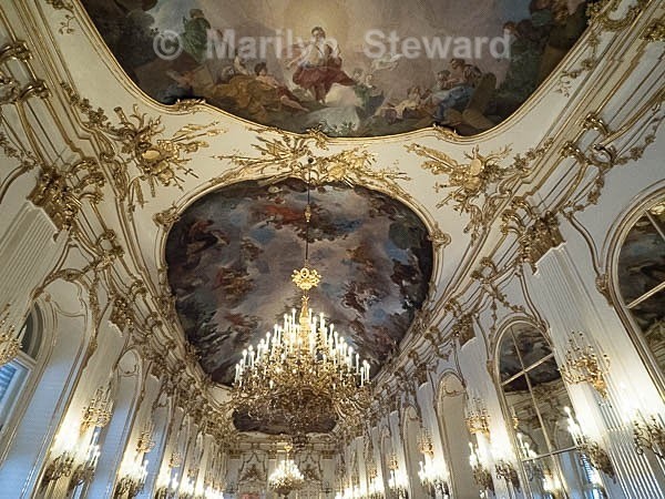 Schonbrunn Palace gallery ceiling - Capitals of Eastern Europe