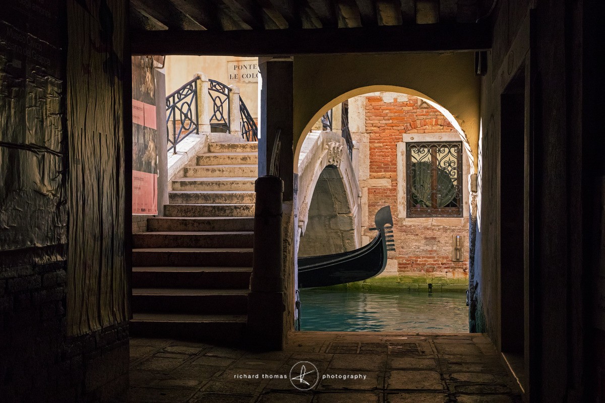 Bridge of Columns - Venice, Italy. - Venezia