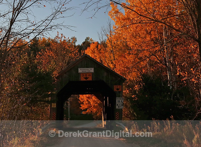 Malone Covered Bridge Kennebecasis River No. 23 Kings County NB Canada