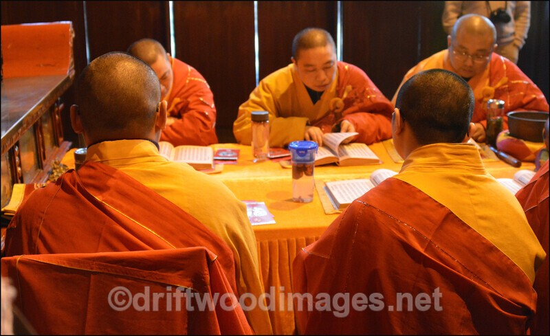 China Shanghai Temple Monks 2 - China