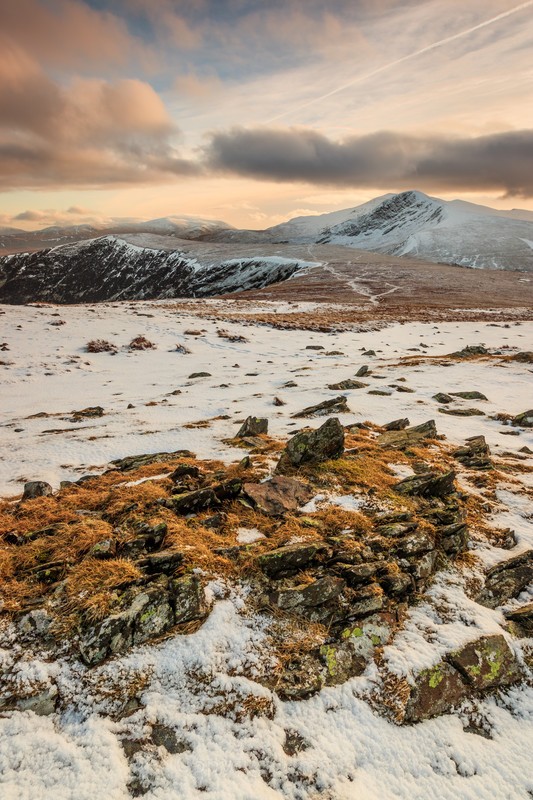 Blencathra in Winter (1) - Distant Hills