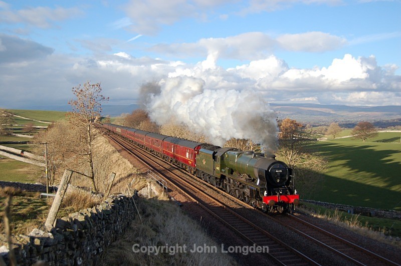 1.3.14 - LMS 46115 'Scots Gaurdsman' 1Z87 Carlisle - Euston, Bull Gill - Bull Gill