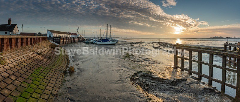 Heybridge Basin Winter Sunrise:165E - Essex Coast