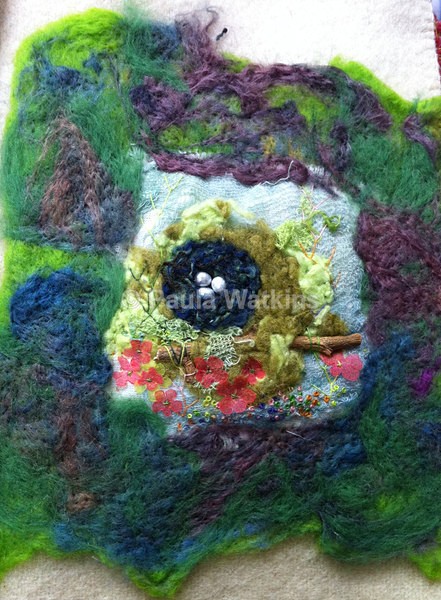  - Art made on Vintage Blankets