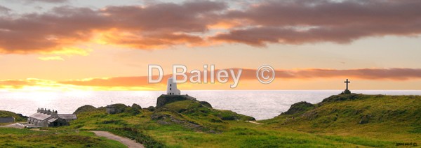 Panoramic landscape of Llanddwyn-Island