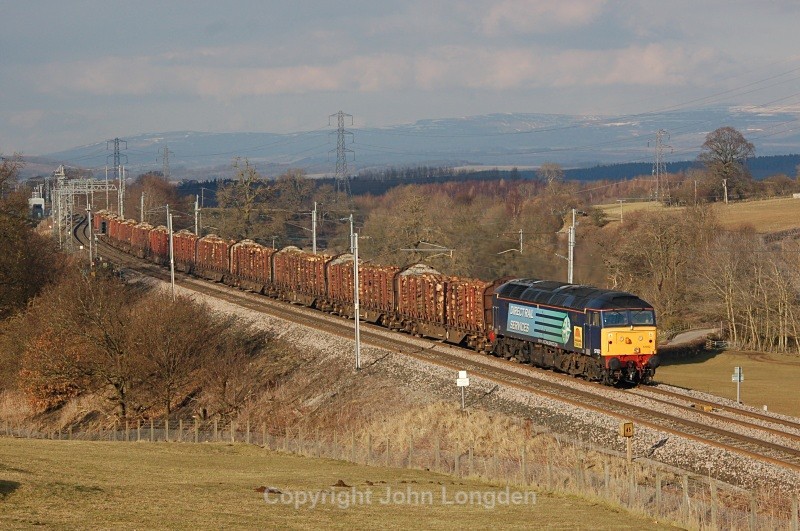 17.2.10 - 57002 6J37 Carlisle - Chirk, Great Strickland - West Coast Main Line (north to south)