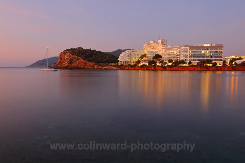 Dawn Light at Santa Eulalia, Ibiza, Spain.     ref 0433 - Europe