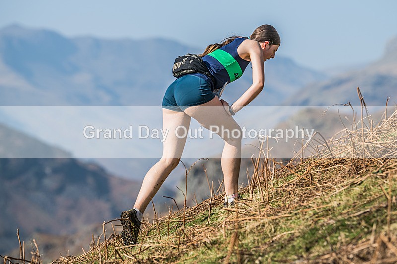 Elterwater-276 - Kendal Winter League Elterwater Under 15/17 Fell Races Sunday 9th March 2025