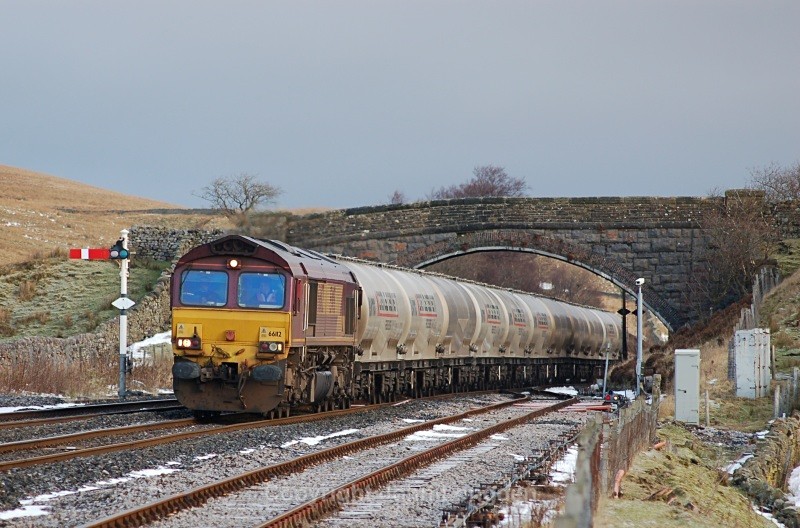 10.12.08 66112 6M00 Mossend - Cllitheroe, Blea Moor - Blea Moor