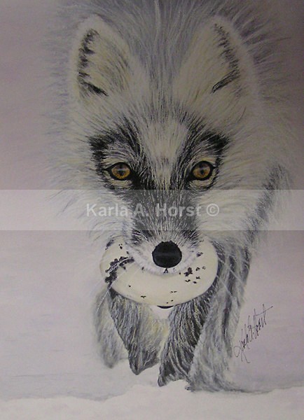 Fox and Egg - Commissioned Art