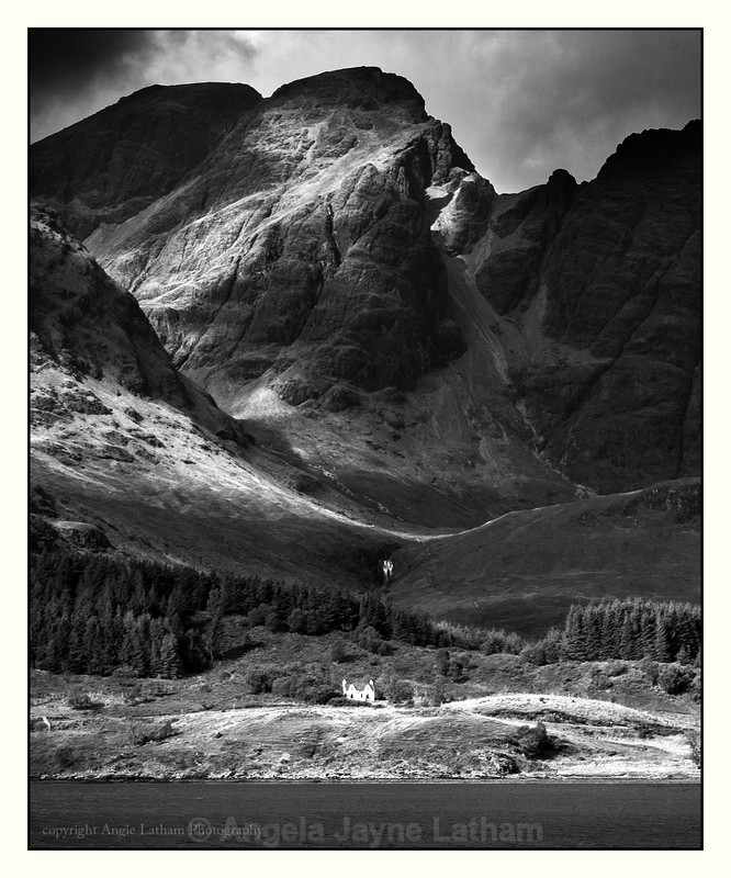 Black Cuillin Ridge - Skye BW - Black & White