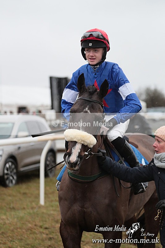 PtP 260125 31 - Cocklebarrow Point-to-Point racing with the Heythrop Hunt 26/01/25