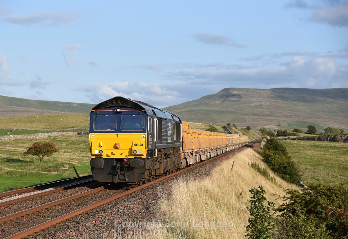 JL - 29.8.18 66428 6C89 Mountsorrel - Carlisle, Waitby Common - Waitby Common