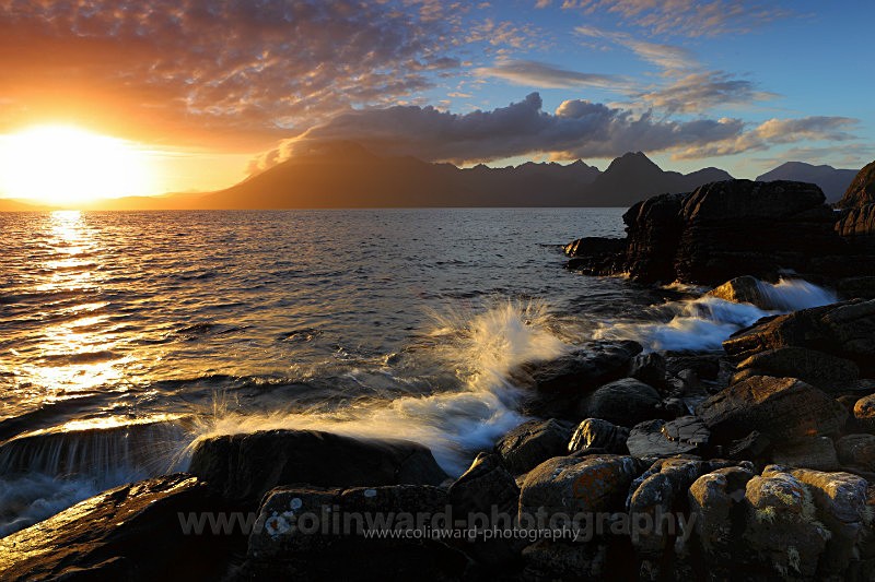 Cuillin Mountains looking from Elgol, Skye - Scotland