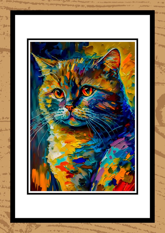Cats & Dogs Oil Paintings - Pulses with Emotion by Artist Paul Duddell