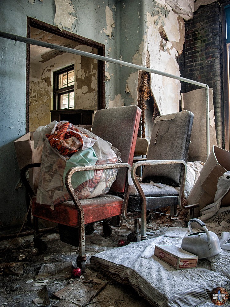 Junk on a Chair | Norwich State Hospital