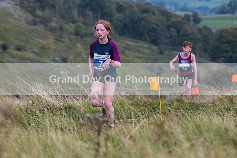 Year 7-69 - The English Schools Fell Running Championship Giggleswick Year 7 Sunday 6th October 2024
