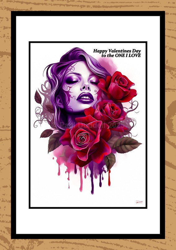 St Valentine's Day Watercolour Paintings - Timeless Romance by Artist Paul Duddell