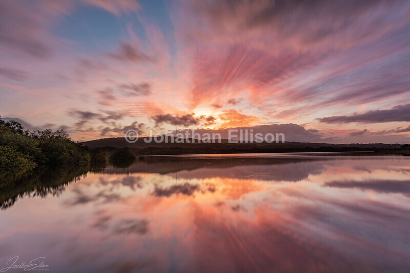 Rivington Lower Reservoir Sunrise - Rivington And Surrounding Areas