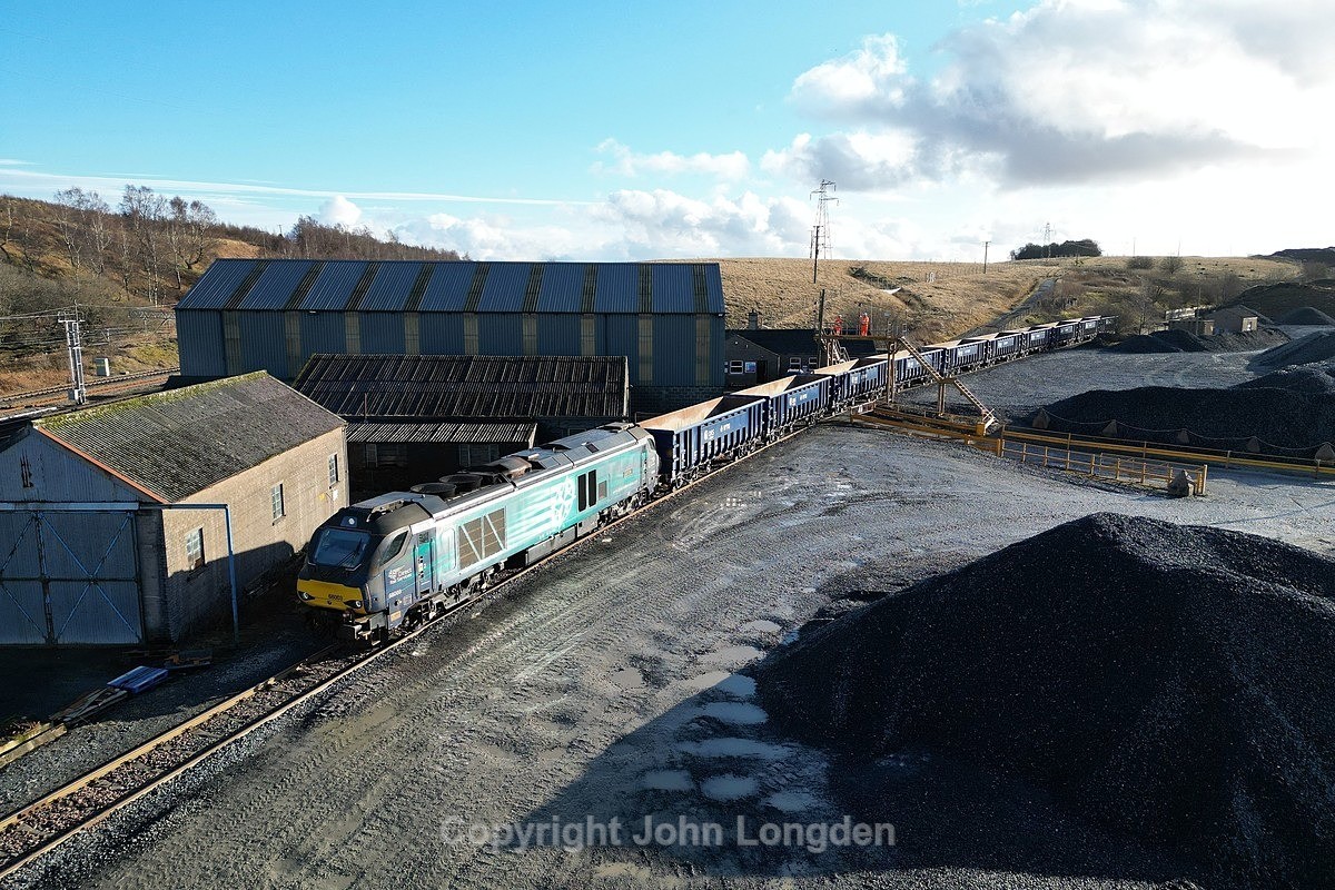 JL - 5.2.25 68003 6C14 Shap - Sellafield North, Shap Quarry - Latest shots